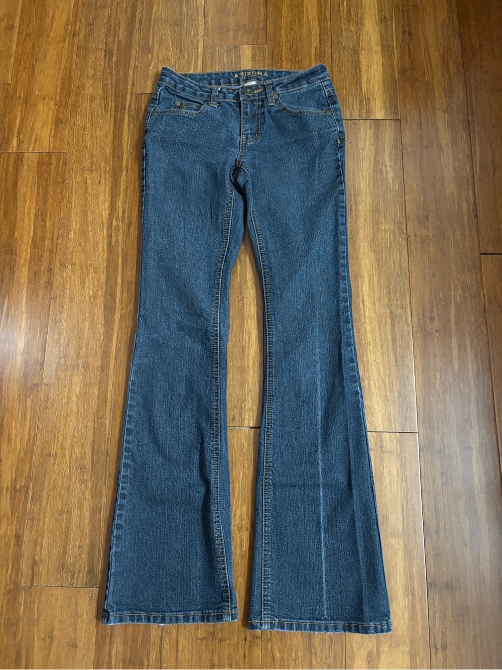 Arizona Jean Co. Vintage Dark Wash Flare Jeans Size 1L